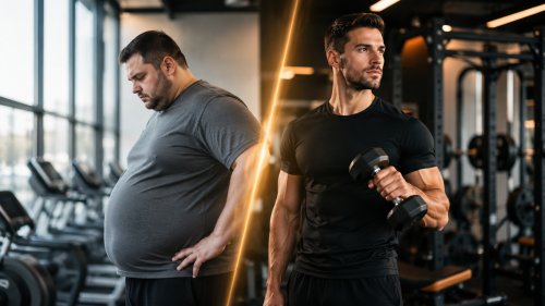 Image article Body recomposition: lose fat while building muscle