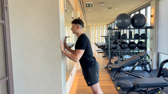 Push-up al muro