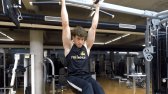 Relevé de jambes tendues en suspension