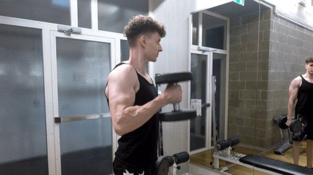 Alternating Dumbbell Hammer Curl