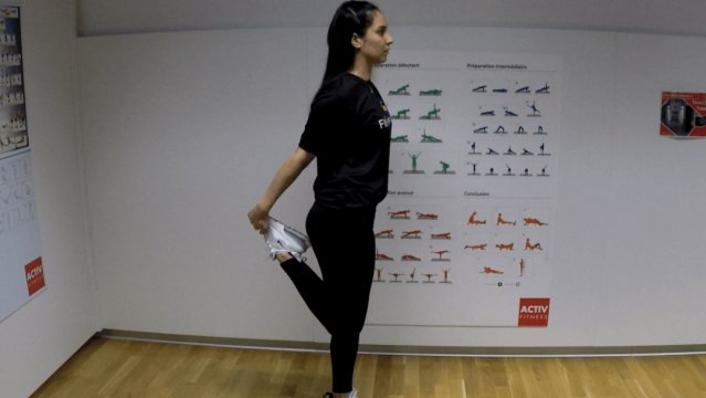 Stretching del quadricipite