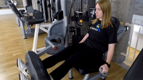 Image Leg extension machine