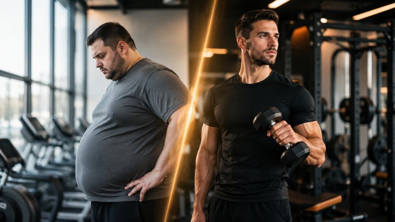 Body recomposition: lose fat while building muscle