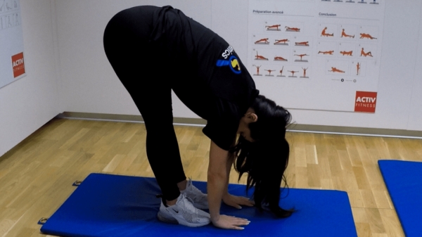 Hamstring stretch