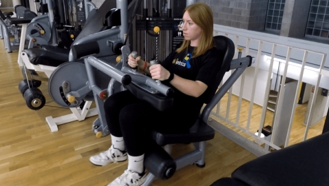 Image Flexion des jambes assises