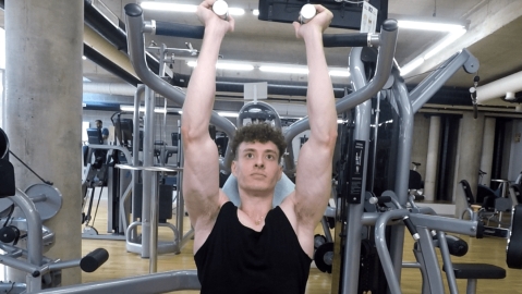 Image Military machine press tight grip